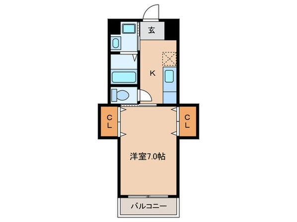 ラフィ－ネ南森町の物件間取画像